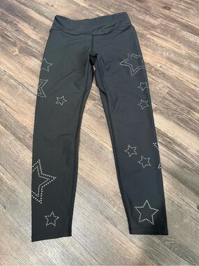 ⭐🖤 SoulCycle Black Leggings with Studded Stars 🖤⭐